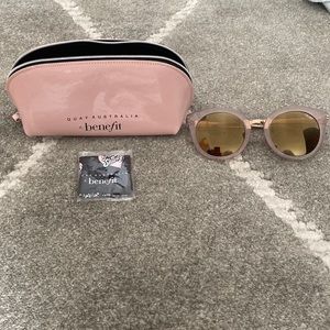 Quay Australia X Benefit Pink Sunglasses